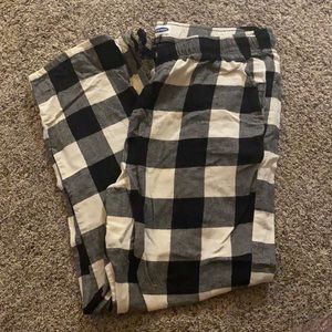Buffalo black and white pajama pants size XL